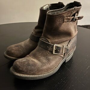 Brown Leather Men's Boots